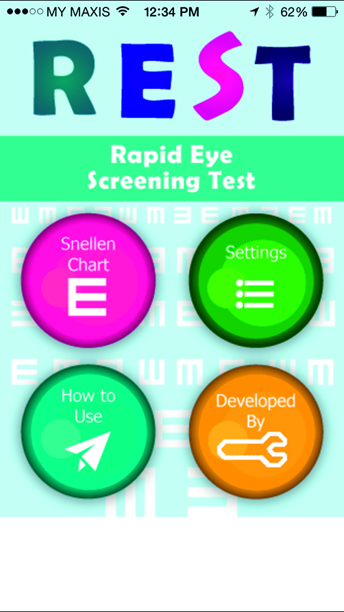 Eye Test Chart App